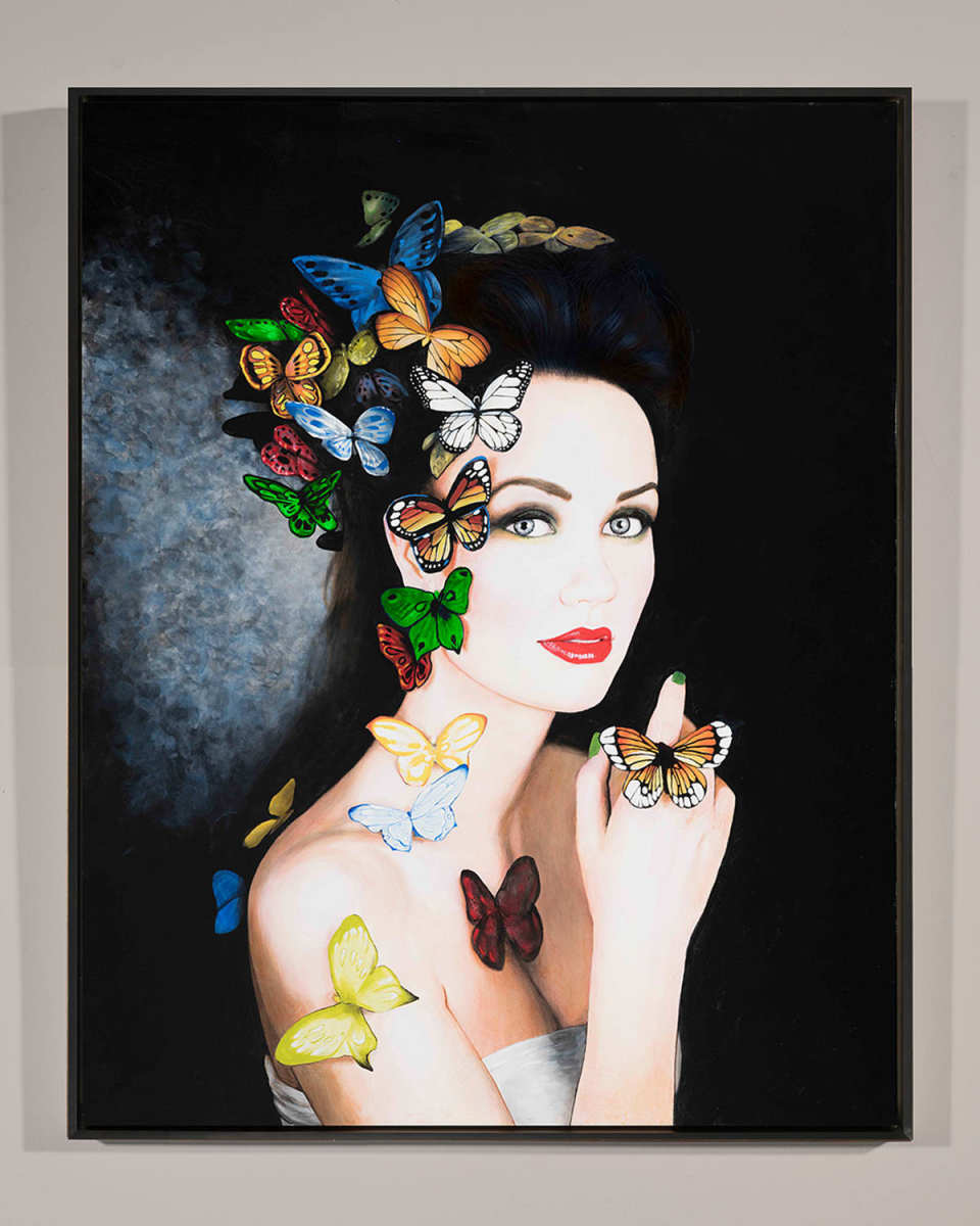 'Madame Butterfly 2' Wall Art