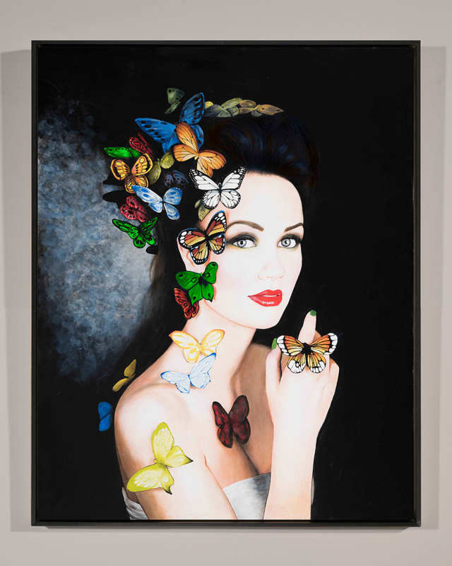 'Madame Butterfly 2' Wall Art