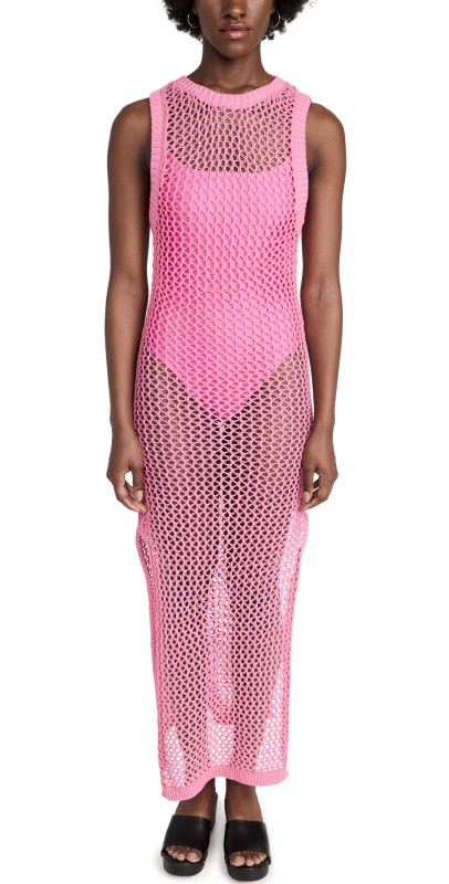 Beach Riot Holly Dress Prism Pink