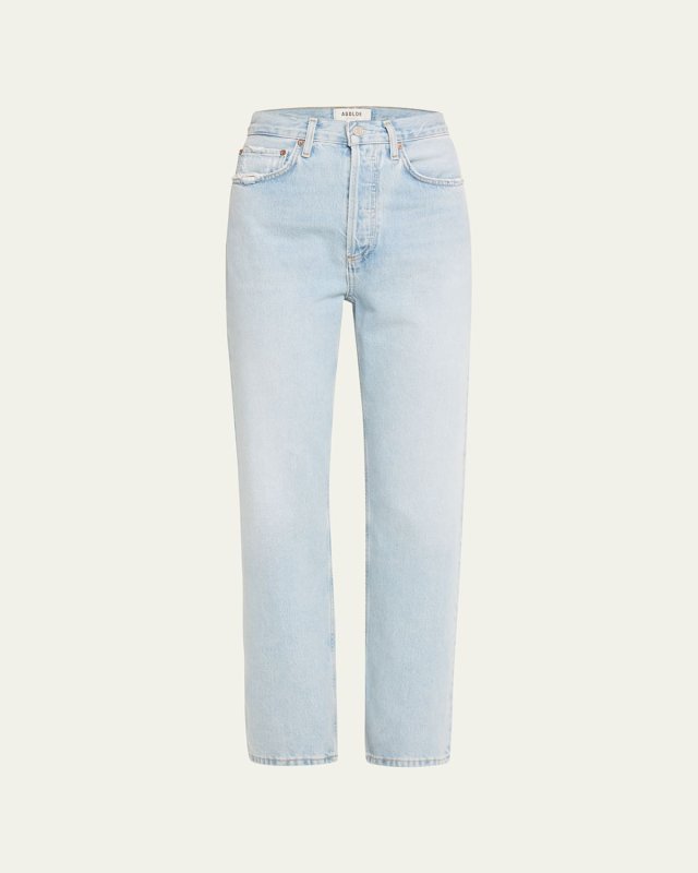 90's Pinch Waist Straight-Leg Jeans