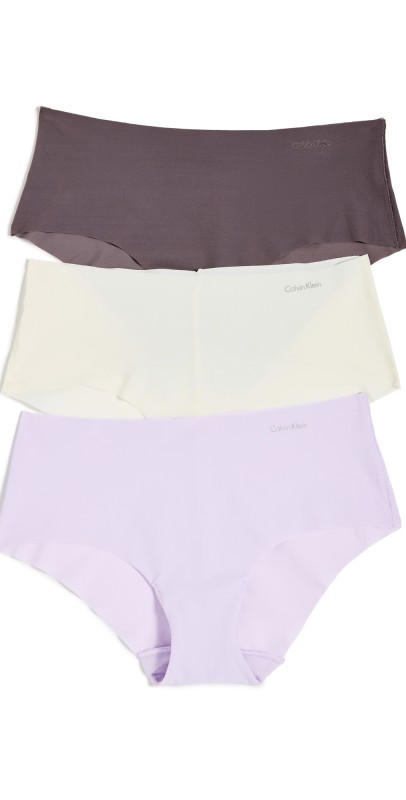 Calvin Klein Underwear Invisibles 3 Pack Hipster LILAC/VANILLA ICE/RABBIT