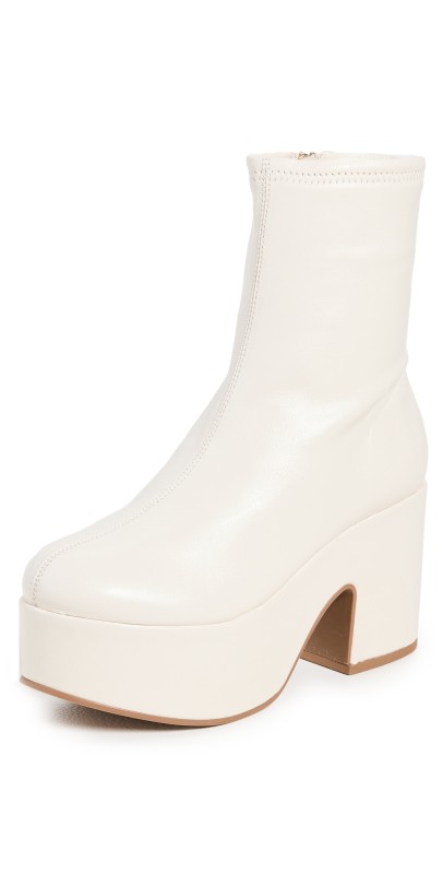 Larroude Miso Boots Ivory