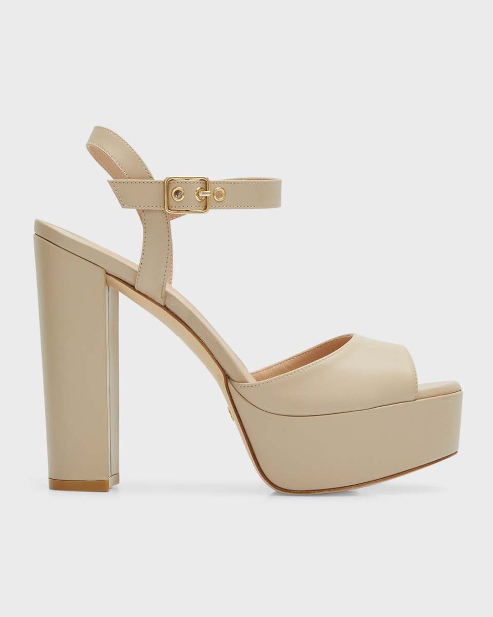 Ryder Ankle-Buckle Platform Sandals