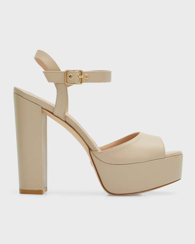 Ryder Ankle-Buckle Platform Sandals