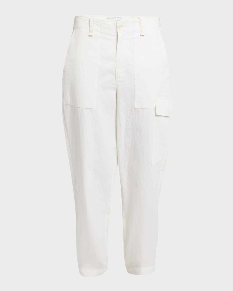 Octavia Cotton-Linen Pants