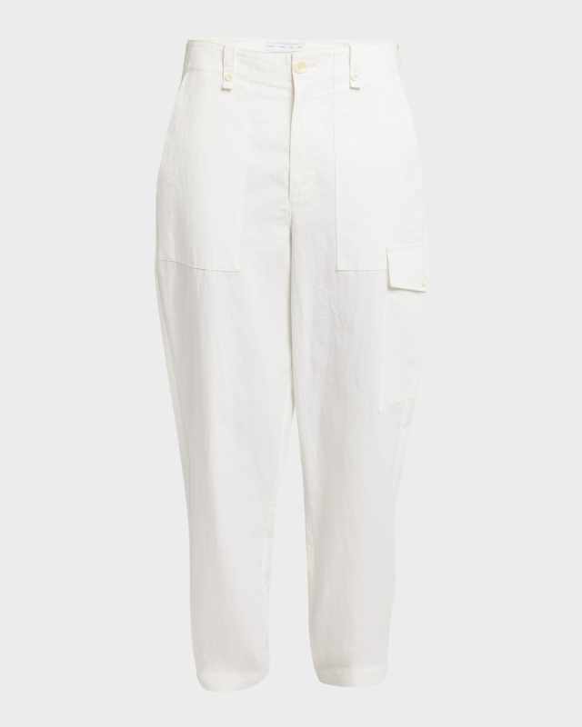 Octavia Cotton-Linen Pants