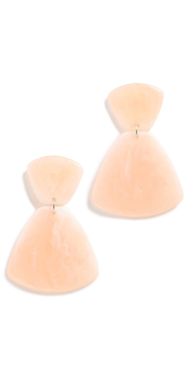SHASHI Amelia Earrings Ros