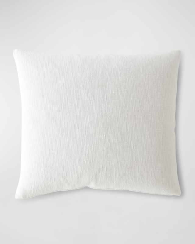 Woven White King Euro With Insert