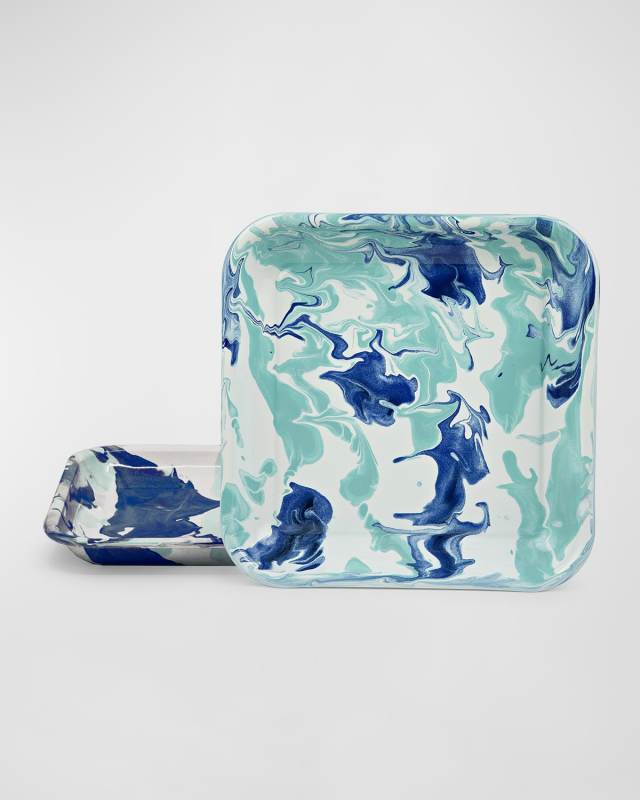 Lagoon Square Trays, Set of 2