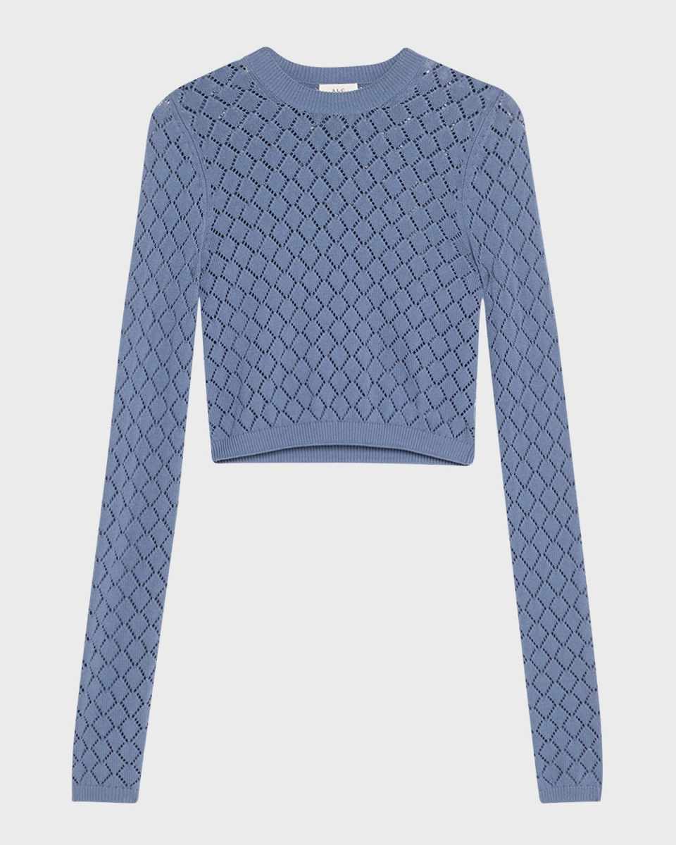 Brandi Pointelle Knit Top