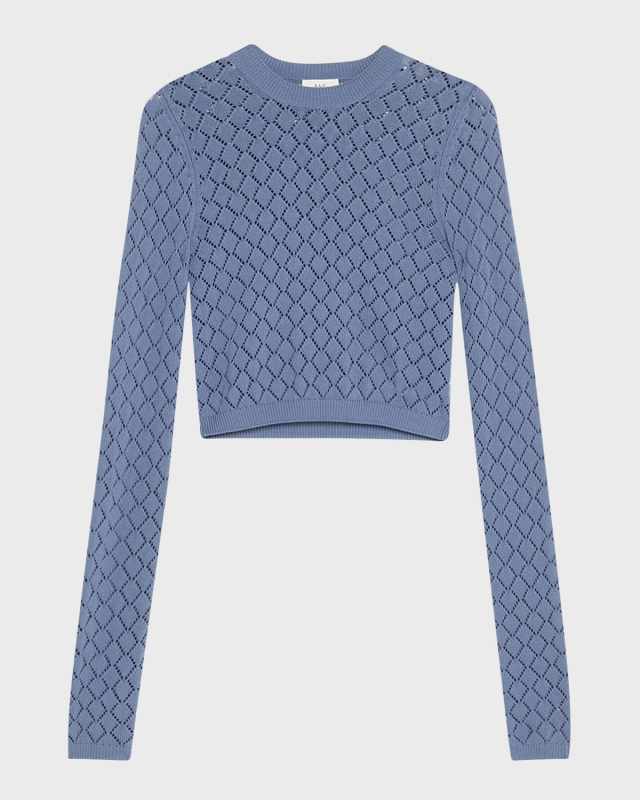 Brandi Pointelle Knit Top