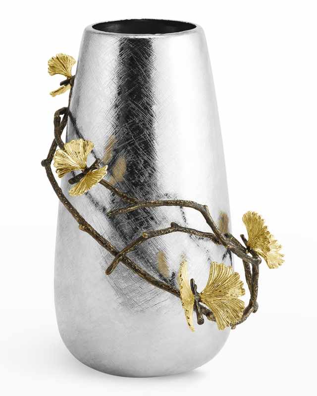 Butterfly Ginkgo Large Vase