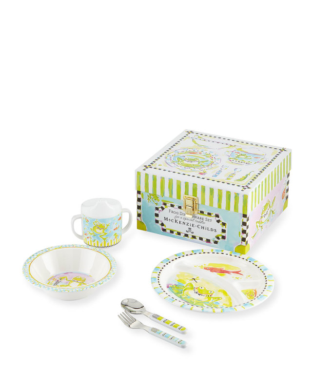 Boys' Frog Dinnerware Box Set