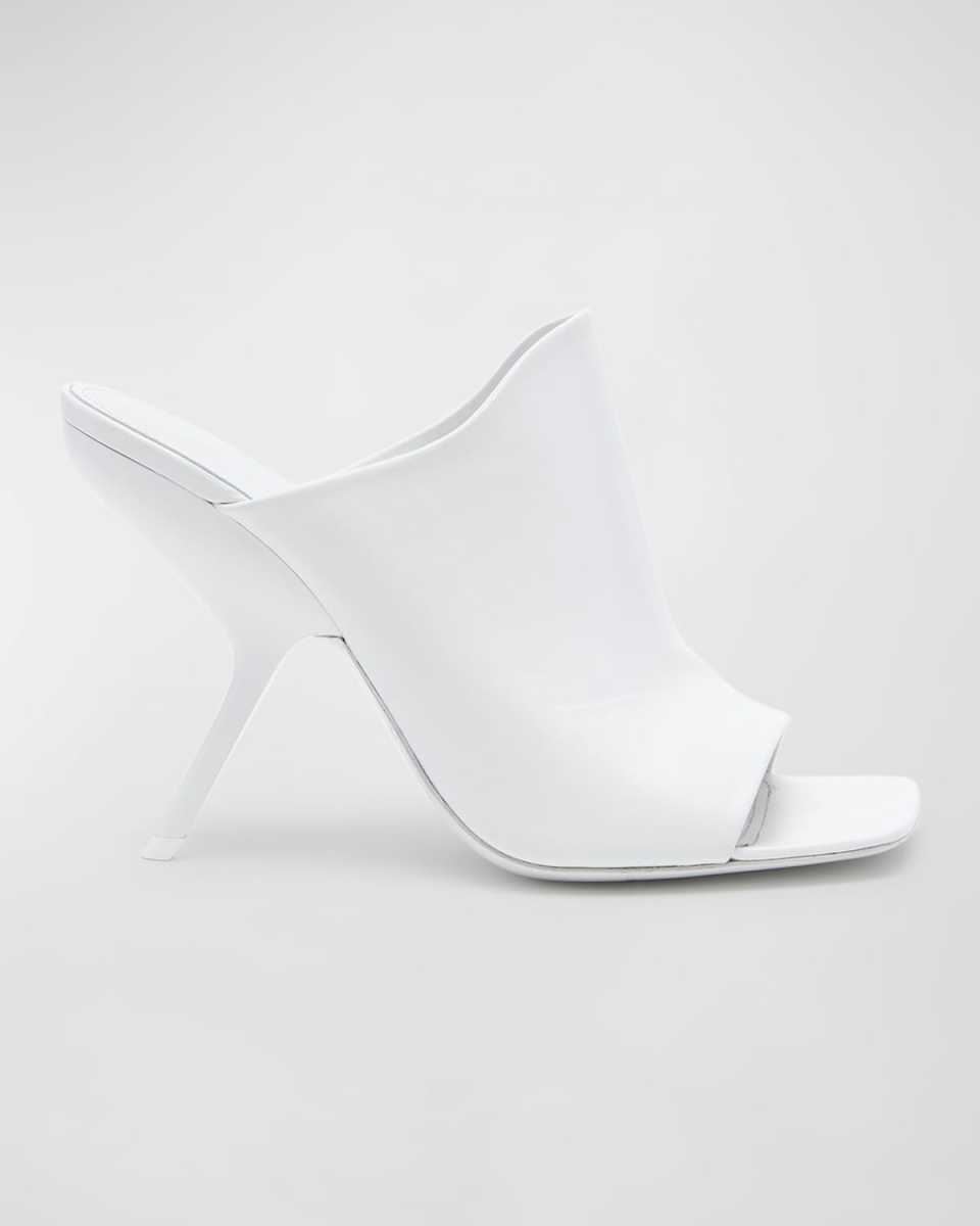 Era Leather Stiletto Mule Sandals