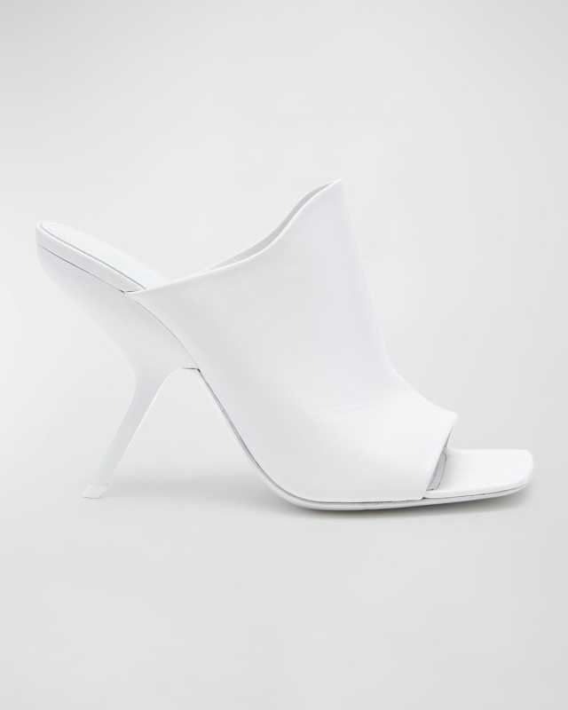 Era Leather Stiletto Mule Sandals