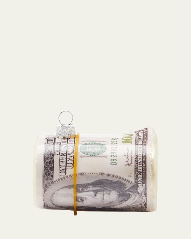 Roll Of Cash Holiday Ornament