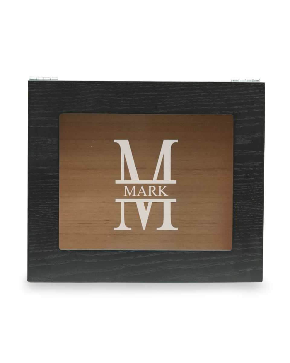 Men's Personalized Wooden Cigar Humidor