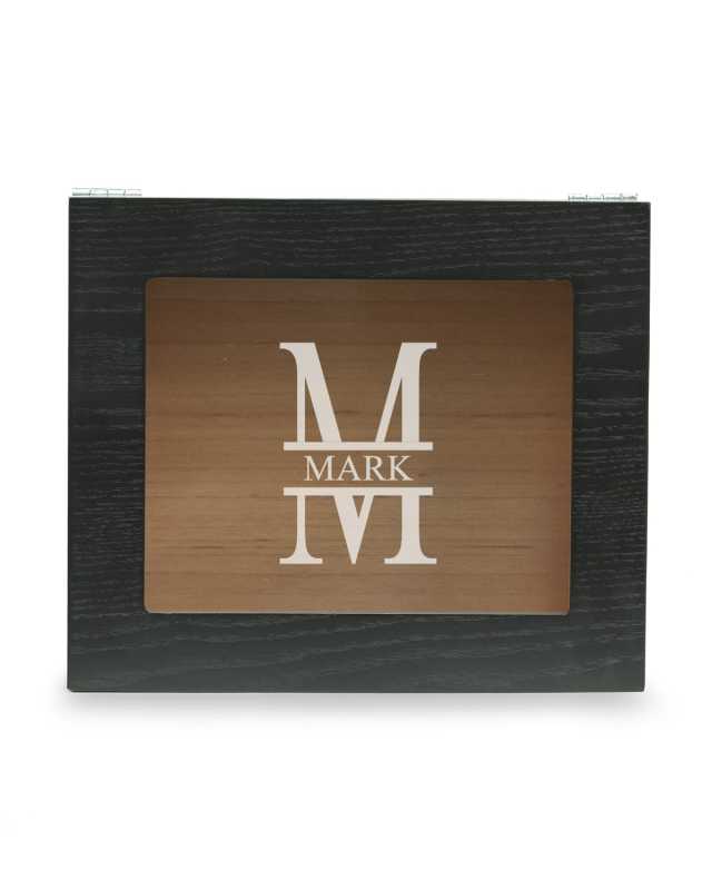Men's Personalized Wooden Cigar Humidor
