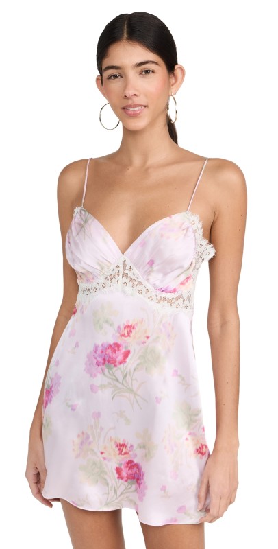 LoveShackFancy Etrune Dress Bombay Pink