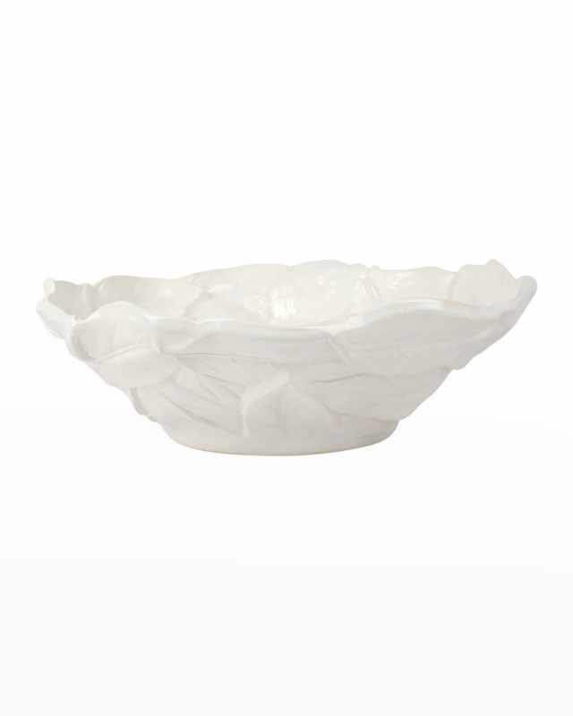 Limoni White Medium Figural Bowl
