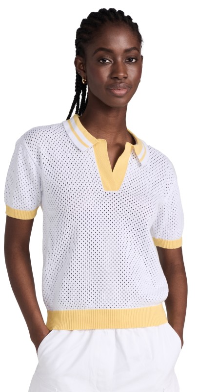 Beach Riot Giana Top White Sand