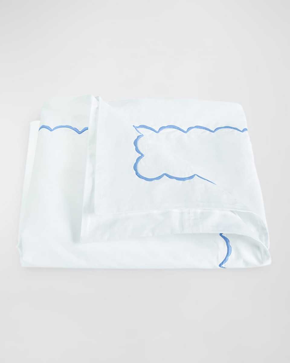Scallops Embroidered Duvet Cover, FULL-QUEEN