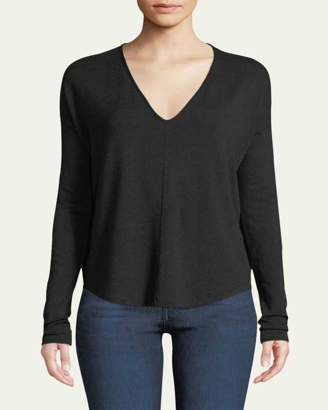 Hudson Signature Jersey V-Neck T