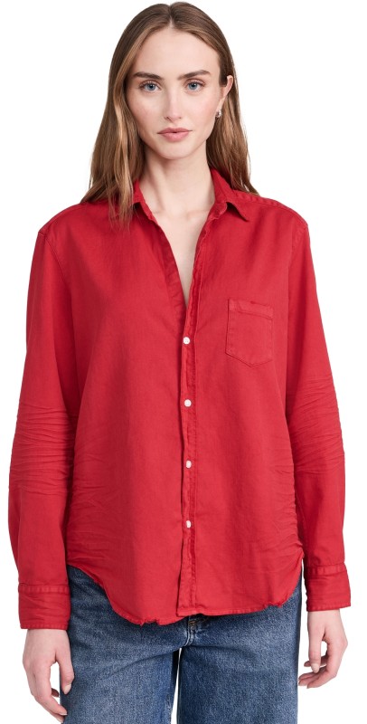Frank & Eileen Relaxed Button-Up Shirt Copper