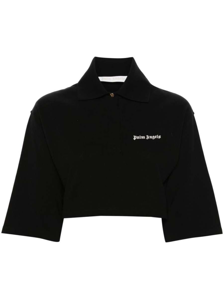 Logo Cropped polo top