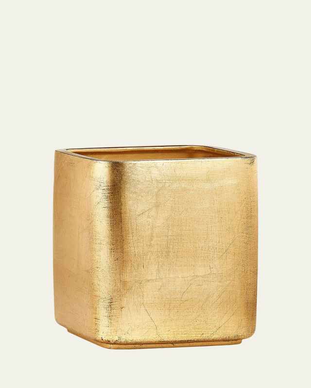 Ava Wastebasket, Gold