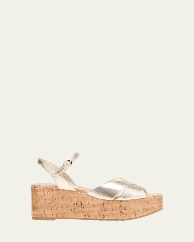 Carmen Midi Crisscross Platform Sandals