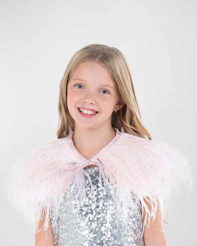 Girl's Barry Mini Cape, Size S-L