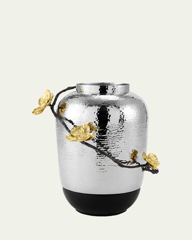 Gold Orchid Large Rose Vase
