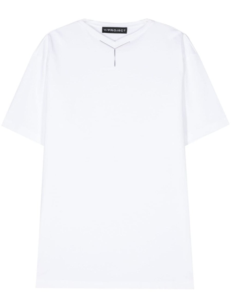 logo-appliqué cotto T-shirt
