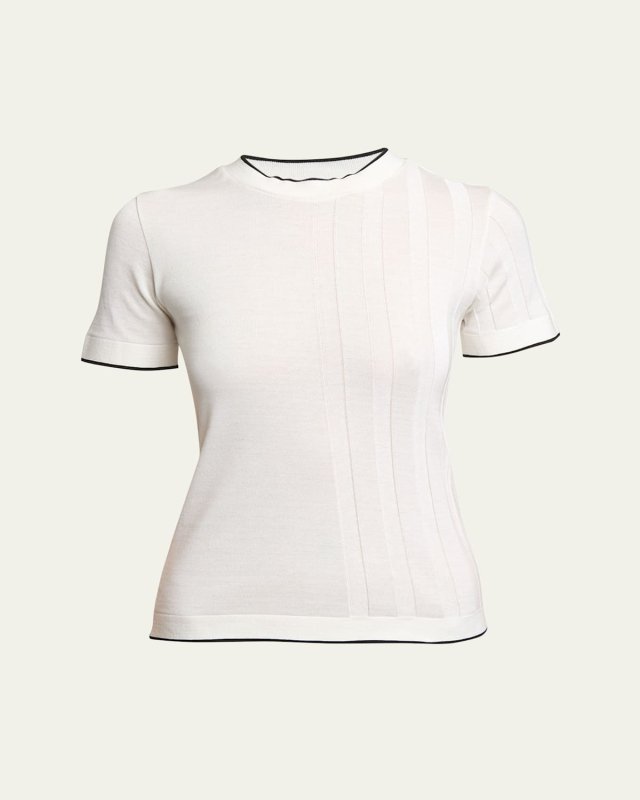 Contrast Tipping T-Shirt