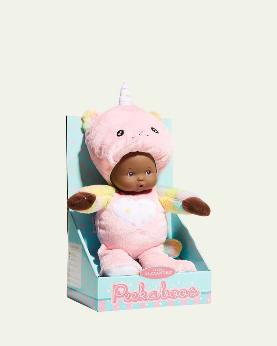 Peek-A-Boos Unicat Plush Doll, 12"