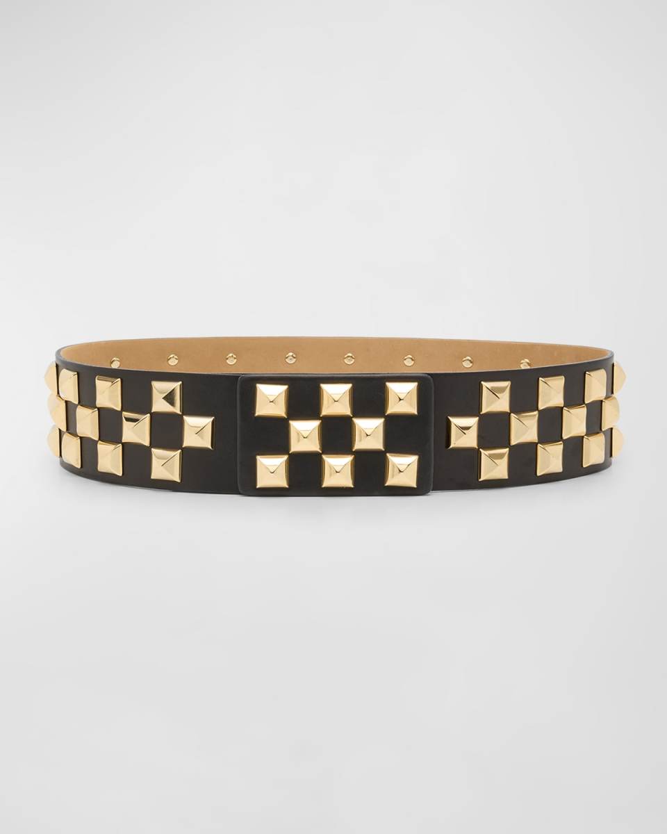 Roger Studded Leather Belt