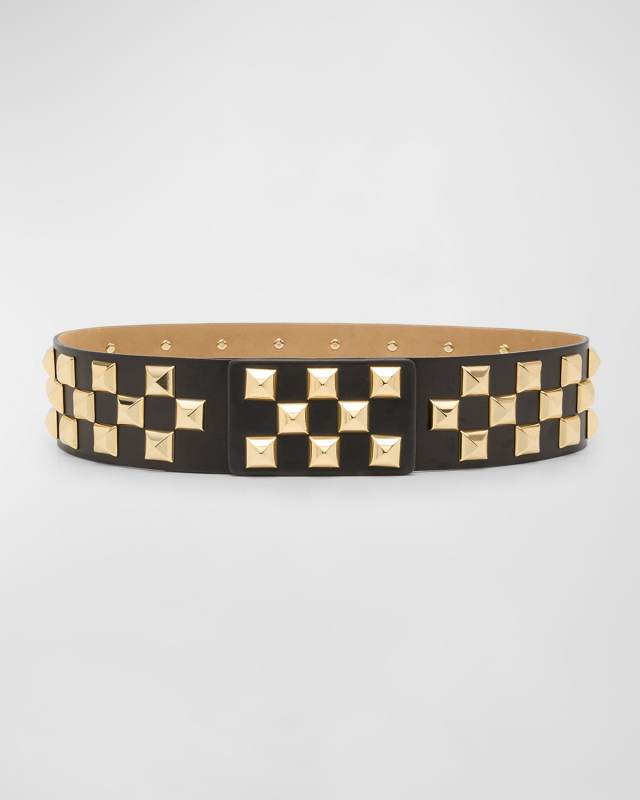 Roger Studded Leather Belt