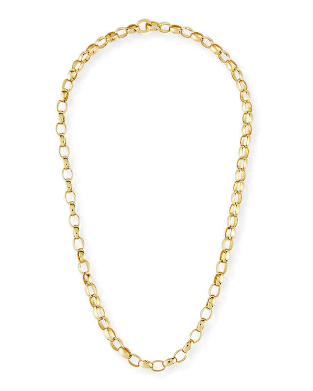 18k Chain-Link Necklace, 22"L