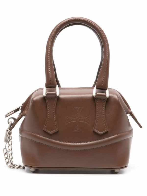 mini leather tote bag