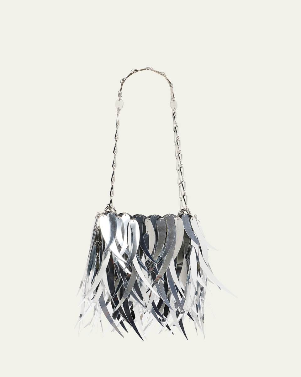 Nano Metallic Fringe Chain Shoulder Bag
