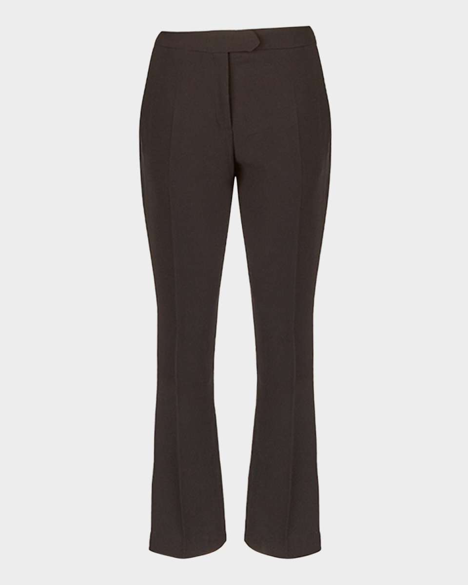 Vladama Cropped Zip-Hem Bootcut Pants