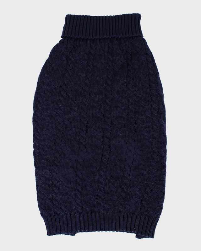 Cable-Knit Pet Sweater, Size X