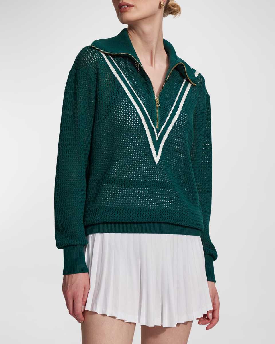 Savannah Open-Knit Pullover
