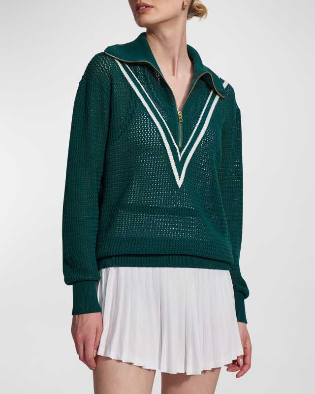 Savannah Open-Knit Pullover