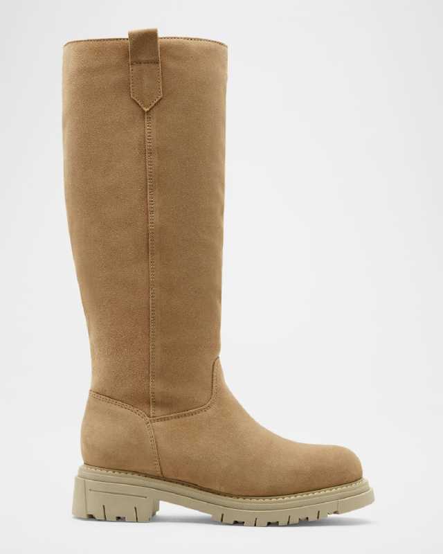 Dally Suede Winter Knee Boots