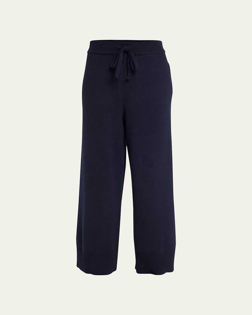 Anton Cashmere Straight-Leg Pants