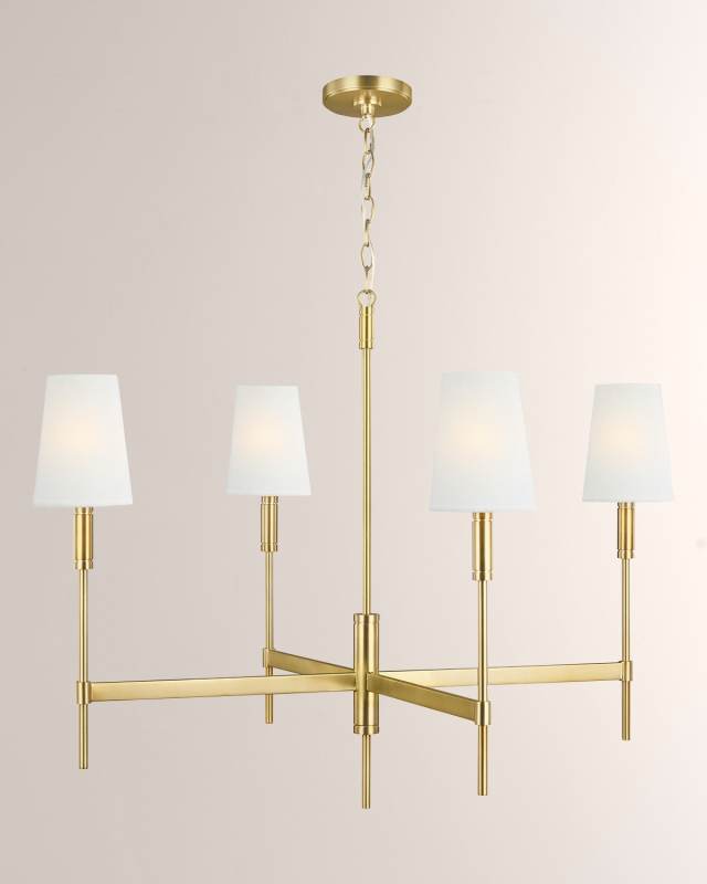 4 - Light Chandelier Beckham Classic By Thomas O'Brien