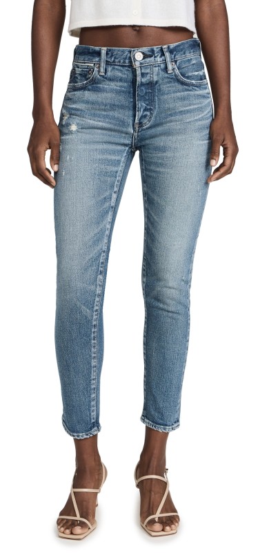 MOUSSY VINTAGE Avenal Tapered Mid Jeans Blue