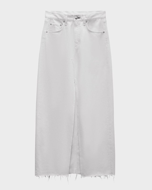 Avery Denim Maxi Skirt